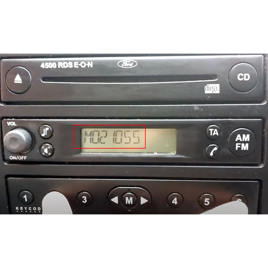 Ford Radio Unlocking Pin Code