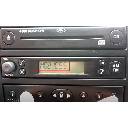 Ford Radio Unlocking Pin Code