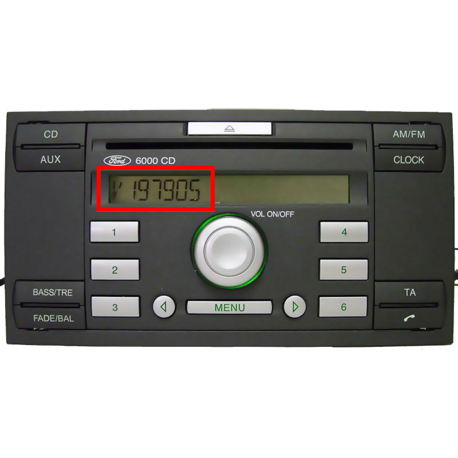 Ford Radio Unlocking Pin Code