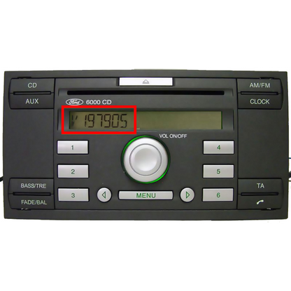 Ford Radio Unlocking Pin Code