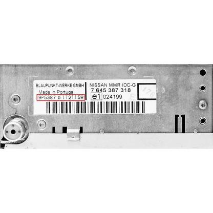 Nissan Radio Unlocking Pin Code