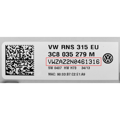 Volkswagen Radio Unlocking Pin Code