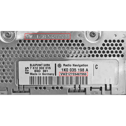 Volkswagen Radio Unlocking Pin Code